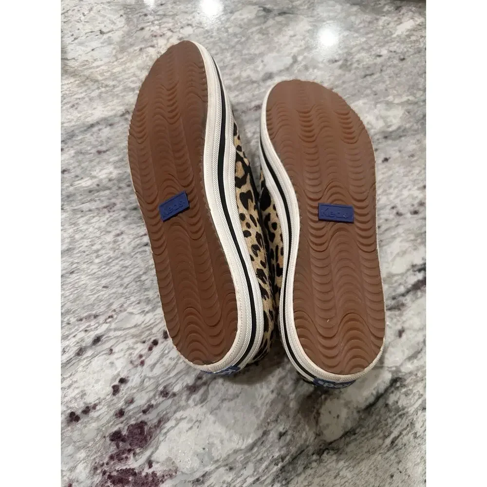 Keds x kate spade new york Women’s 9.5 Leopard Animal Print Slip-On Flats
